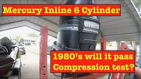 mercury inline 6 compression test|Compression testing a Mercury 115hp inline 6 cylinder  .